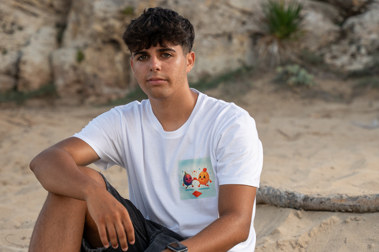 Camiseta Frutas Divertidas