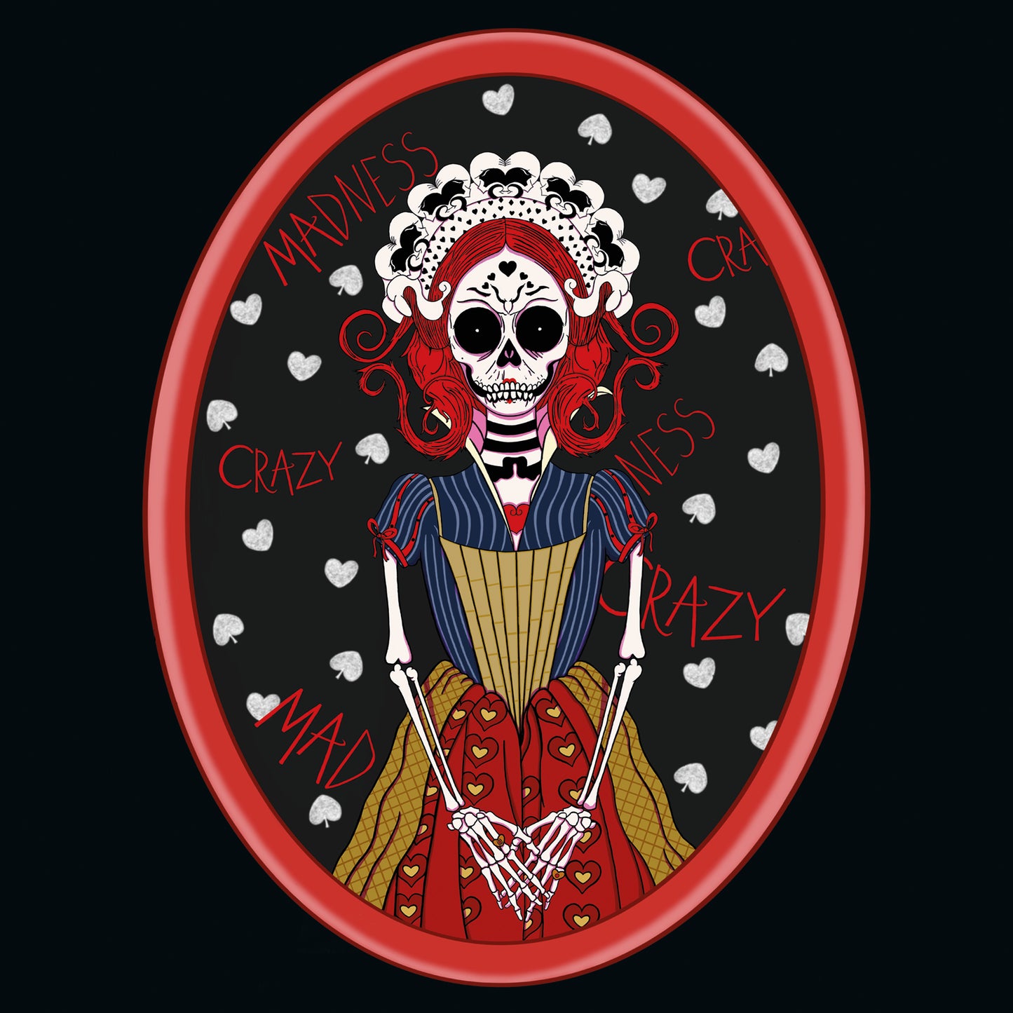 Camiseta Queen Catrina – Estilo Rebelde