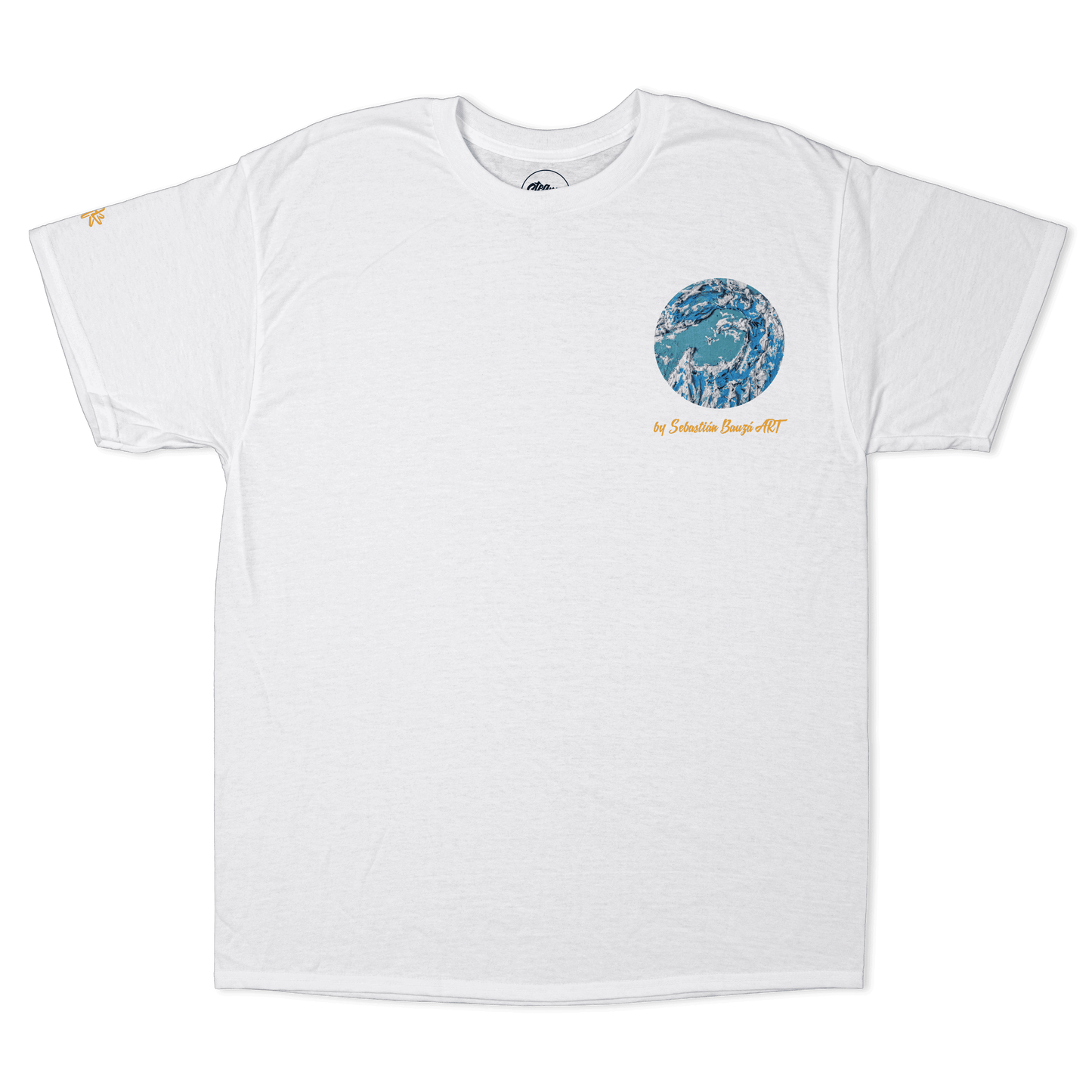 T-shirt Waves ART - Modern Style